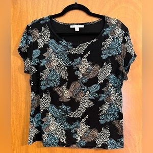 Petite paisley top